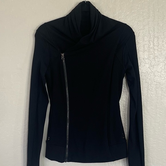 Lululemon Bhakti Zip Up Jacket Black Size 6 - Picture 6 of 11